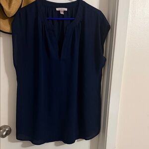 Roz & Ali Navy Blue Blouse